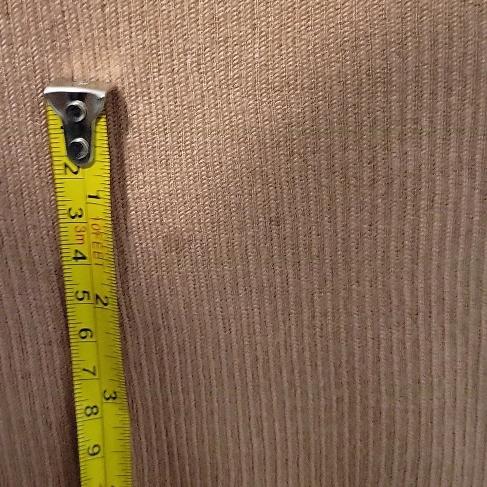 Derek Heart Long Sleeve Tan Bodycon Dress With Cutout - Picture 5 of 5